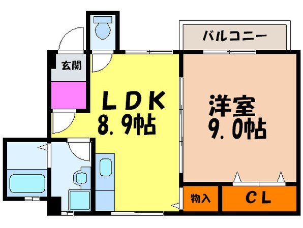 平井マンションの物件間取画像